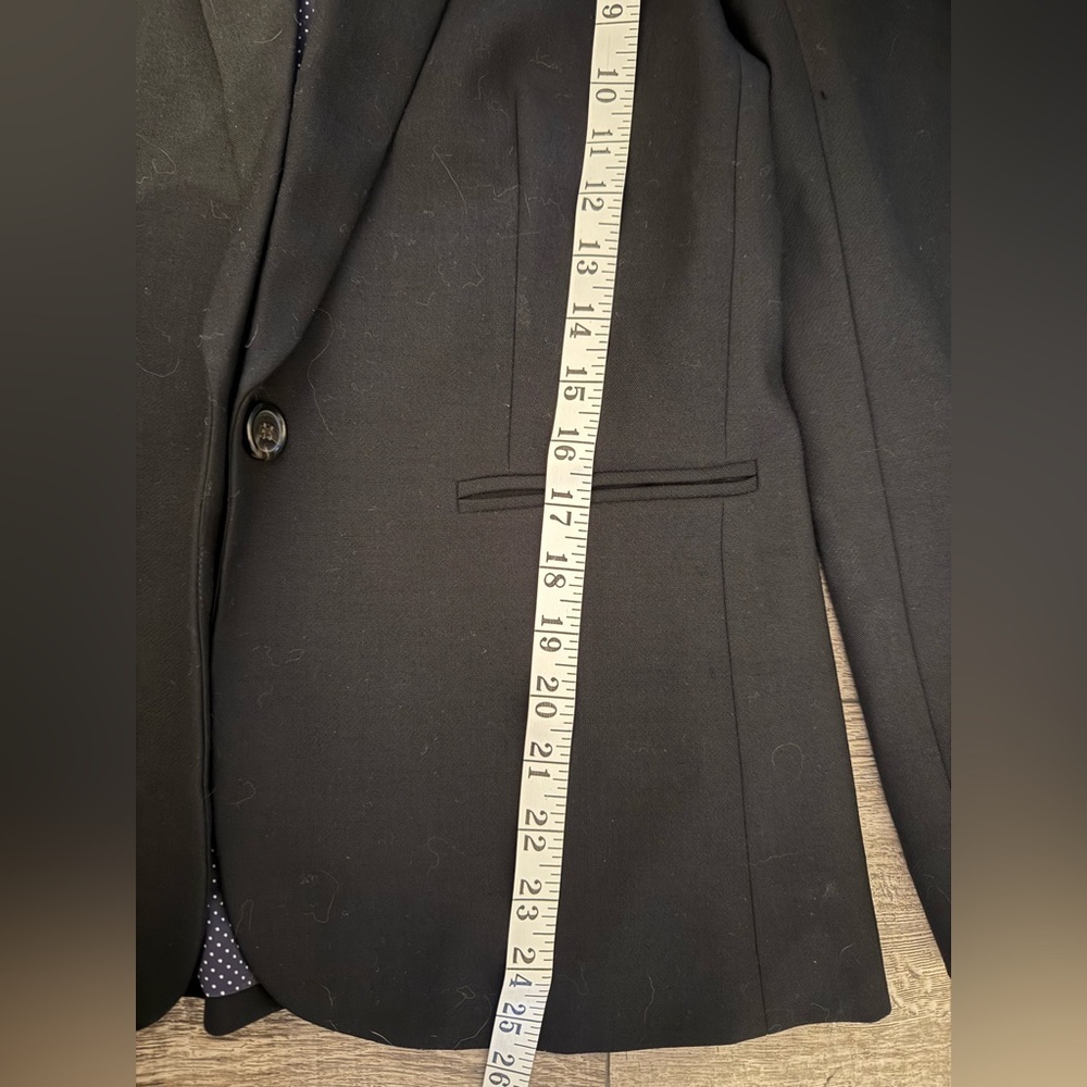 J. Crew Parke Blazer Black Size 0 - Picture 5 of 7
